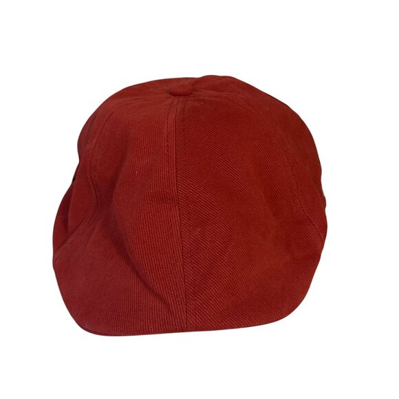 Chevy Dealers Solid Burgundy 100% Cotton Gatsby Embroidered Cap Red Adult VGC - Picture 1 of 5